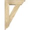Ekena Millwork Traditional Traditional Rough Sawn Bracket w/ Offset Brace, Douglas Fir, 6"W x 18"D x 26"H BKT0604X18X26TRA01RDF - alternate 4